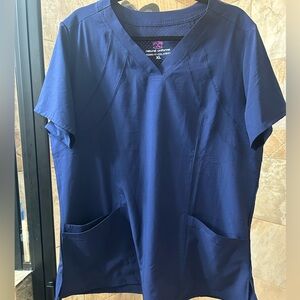 Natural Uniforms Scrub Top Navy XL